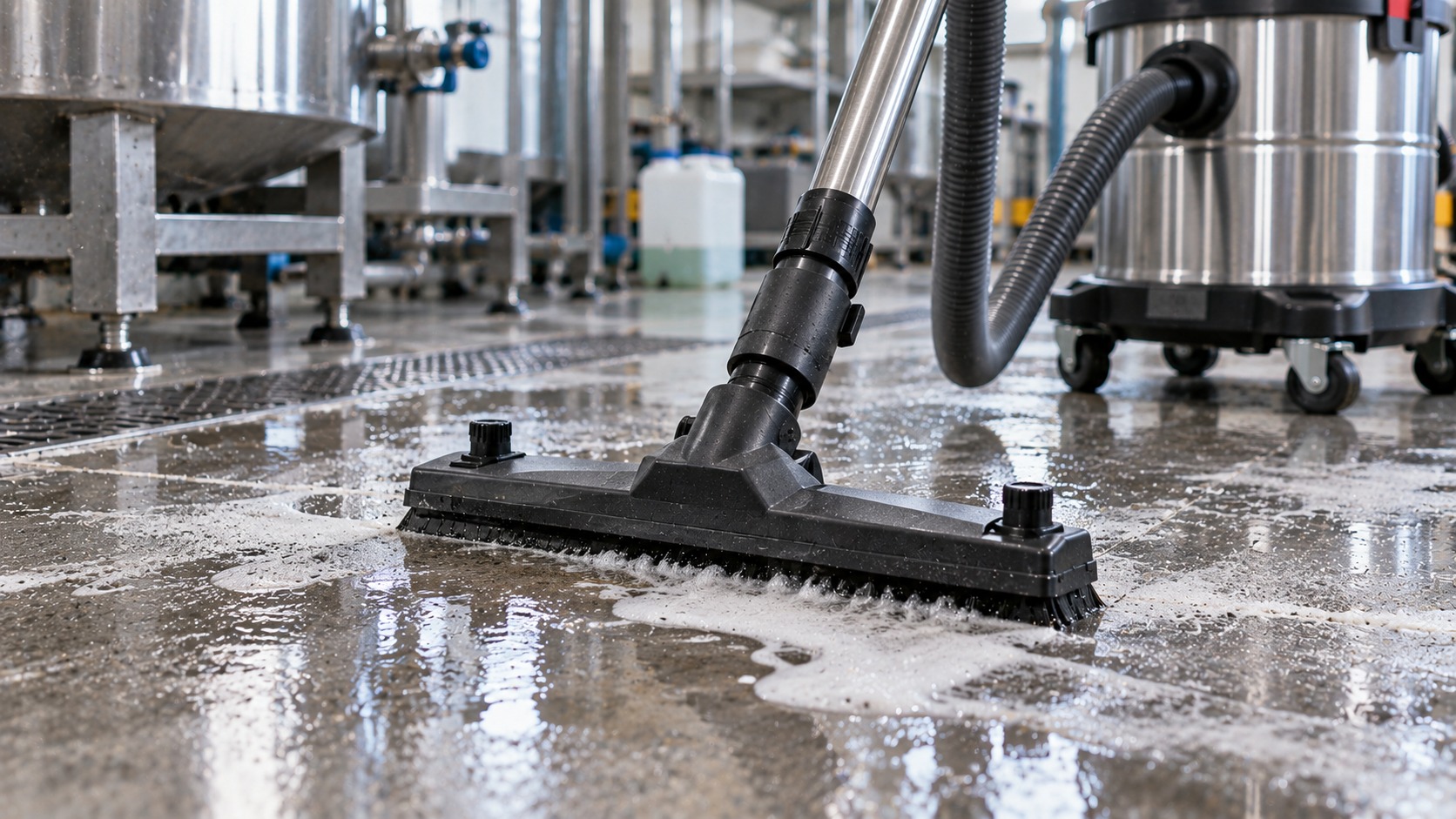 DETERGENTI AGGRESSIVI E ACCESSORI DI ASPIRAZIONE: QUANDO PLASTICA, GOMMA E METALLO DEVONO RESISTERE ALLA CHIMICA