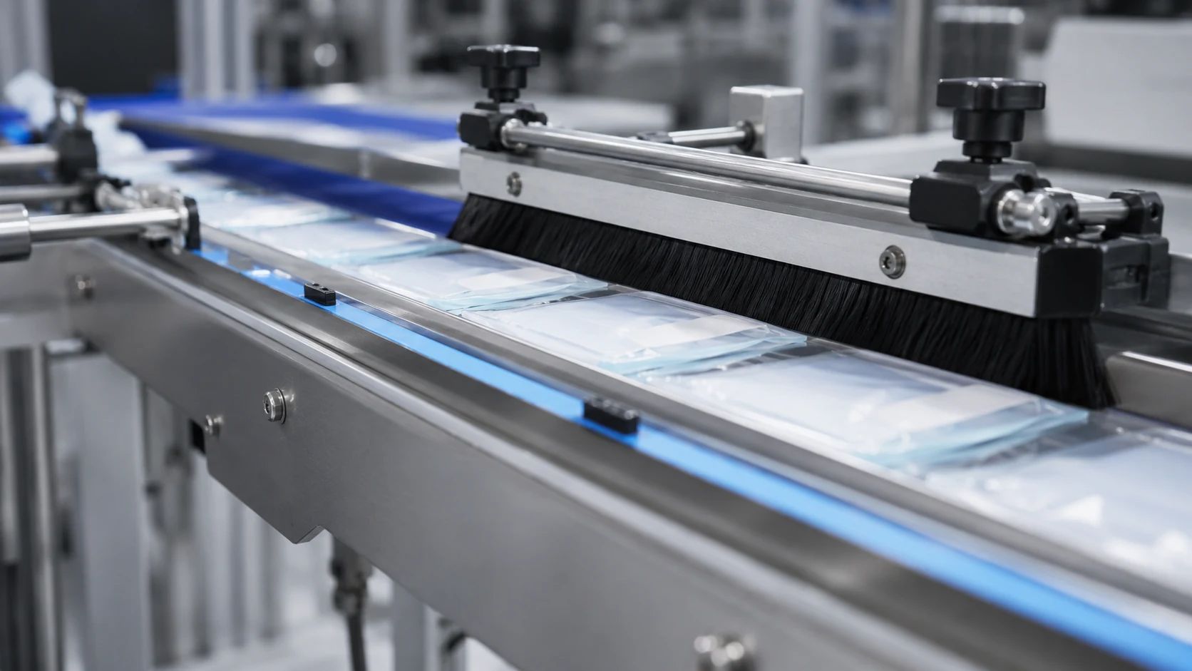 ACCOMPAGNARE IL PRODOTTO SENZA TRASCINARLO: IL RUOLO DELLE SPAZZOLE LINEARI NELLE MACCHINE AUTOMATICHE